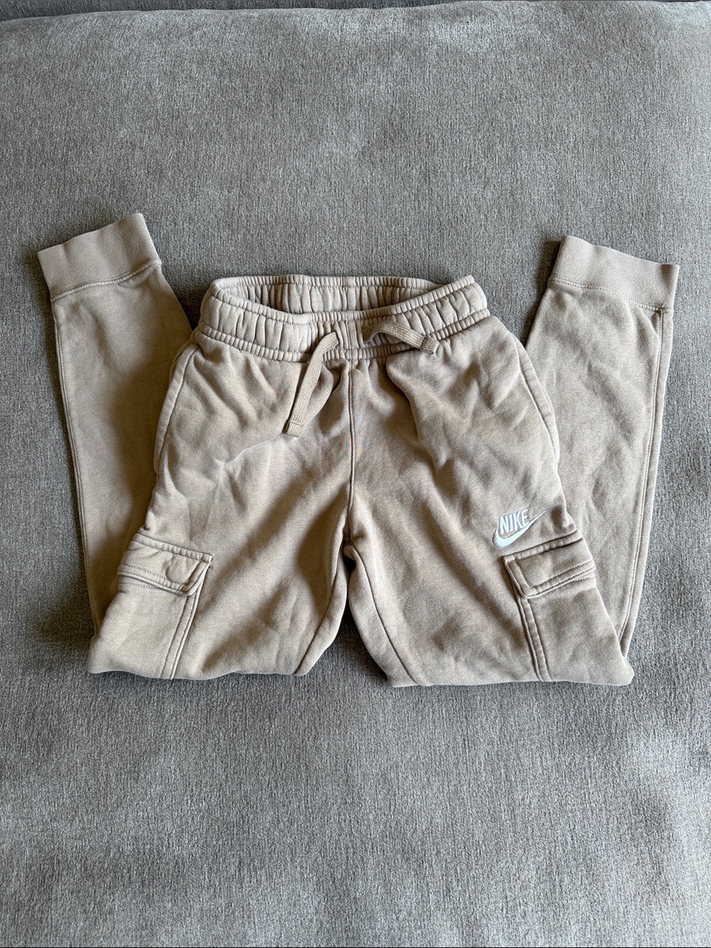 Nike Kids Beige Cargo Joggers